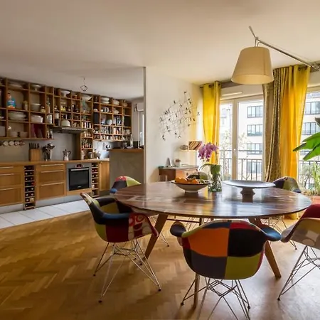 A Colourful Patchwork Apartment Paris